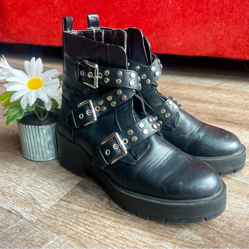 Studded boots